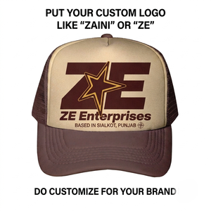 Gorra de 5 Paneles Tipo Tucker, Blanca, de Malla de Algodón Impermeable de 280 GSM, con Logotipo Personalizado por Transferencia Térmica, Unisex - Product Image 3