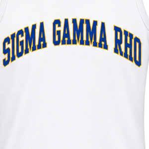 Débardeur Femme Sigma Gamma Rho avec Lettres Grecques – T-shirt Sans Manches Personnalisé pour Sororité – Vêtement Décontracté et Sportif Léger pour l'Été - Product Image 6