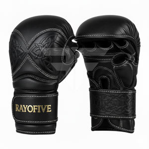 Guantes de Boxeo Profesionales de Piel Sintética PU con Logotipo Personalizado, Guantes de Competición Personalizados - Product Image 1