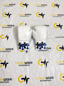Gants de boxe en cuir véritable de qualité supérieure, personnalisables avec votre propre logo, fabrication professionnelle, pour entraînement et sparring de boxe et de kickboxing. - Product Image 5