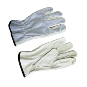 EN420 Certified Leather Driver Safety Gloves Elastic Wristlet Durable Abrasion Resistant Fire <b>Proof</b> Anti-Impact Level 3 <b>10</b> Inch - Product Image 6