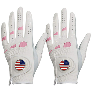 Wholesale <b>Pro</b> Golf Gloves Men Genuine Leather Cabretta Non-Slip Strong Grip Lightweight Left Hand Comfort Fit Sports Outdoor - Product Image 2