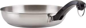 Stainless Steel Twin Pack Skillet Durable Non-Stick Frying <b>Pans</b> for Everyday Cooking Even Heat Distribution - Product Image 4