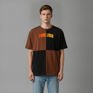 T-shirt pour homme de qualité supérieure, logo personnalisé, 180 g/m², 100 % coton, respirant, coupe ample, hip-hop, écologique, grande taille - Product Image 1