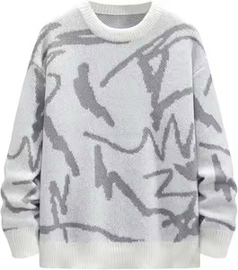 Pull pour homme, classique, toucher doux, tricot de qualité supérieure, automne, décontracté, respirant, mélange de coton, usine de vêtements OEM Bangladesh - Product Image 1