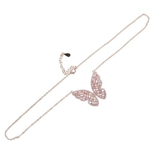 Collar de Mariposa Rectangular con Incrustaciones de Diamantes de Imitación y Diseño Animal para Mujer, Verano 2026 - Product Image 4