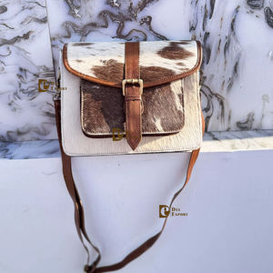 Sac à bandoulière élégant et décontracté en cuir de vachette véritable pour femme, avec fermeture éclair à pompon, imperméable et léger - Product Image 1