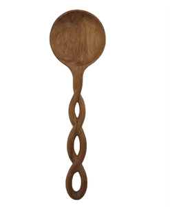 Wooden Sunflower Duo Spoon Factory Direct Vietnam Natural Wood Material For Cooking Serving Kitchen <b>Tool</b> Custom <b>Engraved</b> Logo - Product Image 1