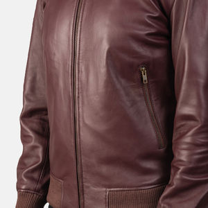 Chaqueta de Cuero para Hombre 2026, Cortavientos, Tallas Grandes, Transpirable, Cómoda, OEM - Product Image 2