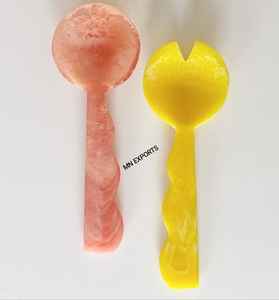 Juego de Cuchara y Tenedor para Ensalada de Resina, Diseño Duradero con Opción de Logotipo Personalizado para Decoración del Hogar y Regalos - Product Image 1