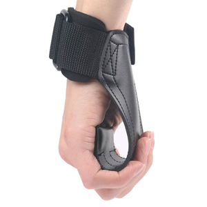 Adjustable Neoprene Palm Grips with Black <b>Straps</b> for Finger Exercise Equipment Hand Support Training Gear LOGO Palm Grips - Product Image 4