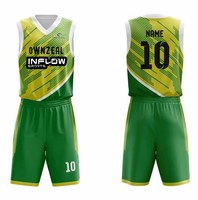 Ensemble d'entraînement de basketball pour hommes et jeunes : Débardeur respirant et short avec maillot imprimé perlé – Options grandes tailles disponibles
