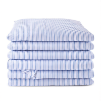 Ensemble de housse de couette moderne 4 pièces 220TC en coton rayé pour lit king size et 2 taies d'oreiller pour la maison et l'hôtel