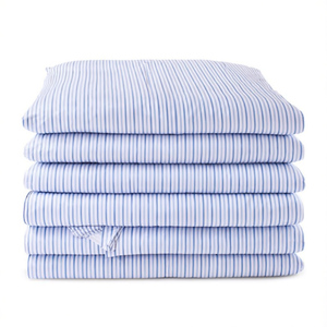 220TC Hotel <b>Bed</b> Sheet Set Stripe Cotton Bedding for King Size <b>Bed</b> & 2 Pillow <b>Covers</b> for Home & Hotel Use - Product Image 2
