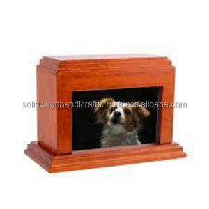 Urne en bois pour cendres d'animaux domestiques Urnes de crémation en bois pour cendres de chat et de chien Urnes en palissandre à bas prix - Product Image 2