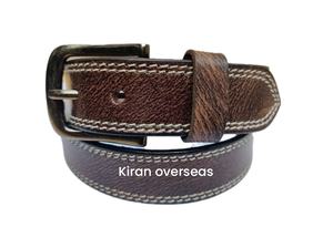 Cinturón de cuero de grano completo hecho a mano, para ropa formal, hecho de cuero - Product Image 4