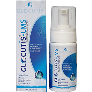 Glocutis S-LMS Nettoyant Visage Moussant 100ml Acide Lactique, Mandélique et Salicylique Anti-Acné Exfoliant Éclaircissant pH Équilibré Tous Types de Peau - Product Image 5