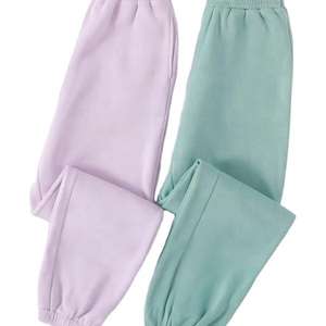 Pantalon décontracté pour homme 100% coton, respirant, séchage rapide, éco-responsable, taille haute élastique, en molleton - Product Image 1