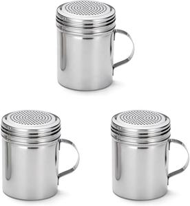 Dredger S/S de haute qualité 10 OZ avec/sans poignée en métal Henry Foodservice - Product Image 2