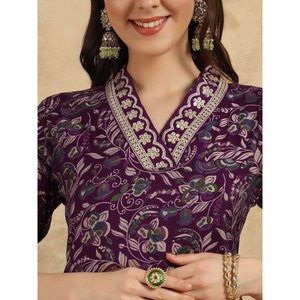 Belle fête porter haut et bas avec Dupatta Taille XL - Product Image 5