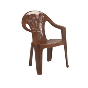 Sillas de plástico virgen con respaldo cuadrado moderno y minimalista, muebles para el hogar para interiores y exteriores con diseño antiguo - Product Image 1