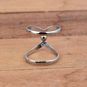 SHYAM JEWELRS Luxury Unisex 925 Sterling Silver Splint <b>Ring</b> <b>Adjustable</b> Arthritis Joint Support - Product Image 4