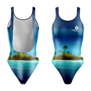 Maillot de bain une pièce personnalisé pour femme, combinaison de bain à sublimation numérique, séchage rapide, vêtements de plage, vente en gros, usine OEM - Product Image 1