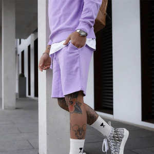 Ensemble de survêtement unisexe pour enfants, style vintage, imperméable, délavé à l'acide, coupe oversize, avec logo personnalisé imprimé, couleur unie - Product Image 5