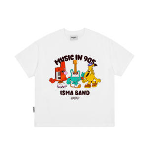 Camiseta de Hombre, Tejido de Secado Rápido, Estampado Digital, Talla Grande, Unisex, Ecológica, Mezcla de Viscosa/Algodón/Poliéster, 250g, ODM OEM - Product Image 5