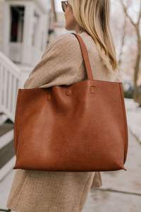 Bolso de Mano Clásico de Cuero para Oficina - Product Image 3