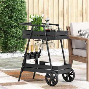REX Carrello Bar Elegante per Arredamento da Esterno e Intrattenimento all'Aperto - Product Image 1