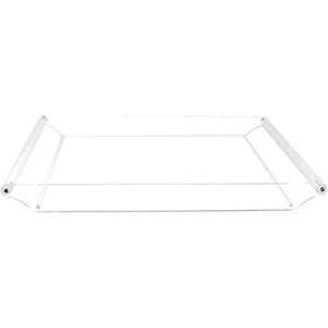 Bandeja de acrílico de lujo para servir y almacenar, ideal para té, café y desayuno, hecha a mano, transparente, de lucita, para decoración del hogar y la mesa de café. - Product Image 6