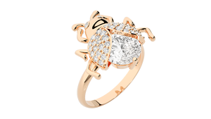 Bague de mariage unique en or 14 carats de qualité supérieure, bijoux fins, bagues élégantes, bague avec diamant de laboratoire de 2 carats, bijoux fins sur mesure - Product Image 6