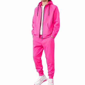 Custom Mens Grey Casual Tracksuit Set Hoodie Jogger Sportswear 2 in 1 Breathable Training Running Gym Suit Wholesale - Product Image 5