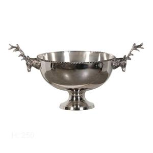 Living <b>Room</b> Decorative Deer Head Stag Style Champagne Wine <b>Cooler</b> Aluminium Ice Bucket Fruits Bowl Pedestal Style Modern Decors - Product Image 2