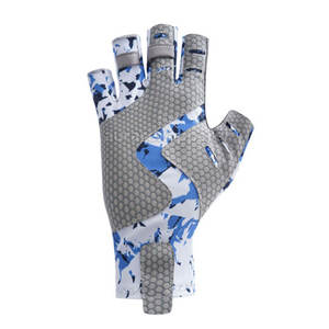 Gants de pêche légers et confortables en gros, design personnalisé, différentes couleurs, gants de pêche en cuir - Product Image 3