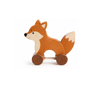 Jouet à tirer en bois en forme de pingouin, animal mignon, cadeau pour tout-petit, design scandinave écologique pour la chambre des enfants - Product Image 6