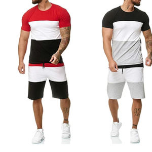 ชุดเซ็ตเสื้อผ้าผู้ชายฤดูร้อนแบบ OEM สั่งทำได้ ผ้าเนื้อนุ่ม ระบายอากาศดี เอวยางยืด ชุด 2 ชิ้น รับผลิตแบรนด์ส่วนตัว ขายส่ง - Product Image 6