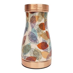 Termo de cobre con diseño de hojas para beber agua y bebidas calientes - Product Image 6