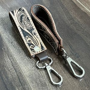 พวงกุญแจหนังแท้สำหรับผู้หญิงพวงกุญแจหนังแท้แบบกำหนดเองขายส่ง - Product Image 6