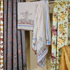 Toalla de Tela Hecha a Mano STUDIO N en 100% Algodón Tejido a Mano Modelo INF10 Hecho en Maharashtra - Product Image 3