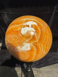 Calcita naranja natural, esfera grande, bola de cristal pulida, piedra curativa, meditación, Feng Shui, decoración del hogar, venta al por mayor, envío gratis - Product Image 4