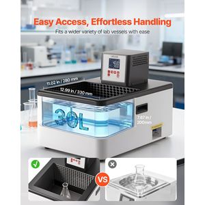 Bagno Termostatico a Circolazione d'Olio per Laboratorio, Alta Temperatura 30 L, Temperatura Costante 300 Gradi Celsius/572 Gradi Fahrenheit - Product Image 3