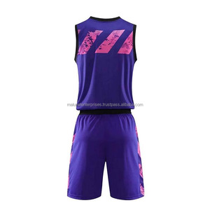 Kits de uniformes de baloncesto profesionales personalizados transpirable de secado rápido impresión por sublimación de tela cómoda ropa deportiva de equipo-OEM - Product Image 2
