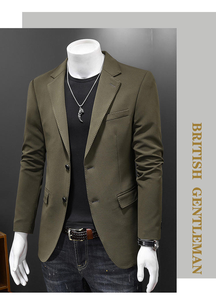 เสื้อเบลเซอร์สำหรับชุดสูทธุรกิจผู้ชาย เสื้อเบลเซอร์แฟชั่น - Product Image 6