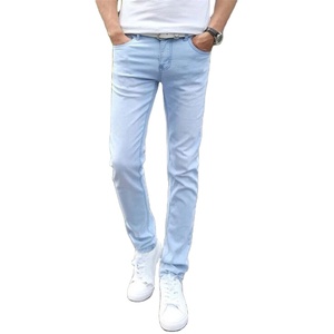 Jeans en denim de qualité supérieure pour hommes, tendance et élégants, couleur unie, prix bas, vente en gros, OEM, design décontracté, orienté vers l'exportation - Product Image 2