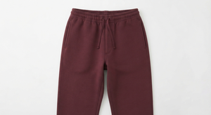 Pantalones Deportivos de Hombre Color Borgoña, Mezcla de Poliéster/Algodón, con Cordón, Casuales, para Correr, Transpirables, con Bolsillos Laterales - Product Image 4