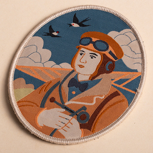 Brazaletes y distintivos de manga personalizados, logotipos escolares y de dibujos animados bordados, etiquetas de tela tejidas y con velcro - Product Image 2