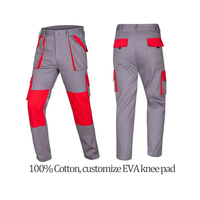 Pantalons de travail haute visibilité, pantalons cargo, fabrication sur mesure, vente en gros OEM, haute visibilité, réfléchissants, respirants, coton et élasthanne, unisexe, PK