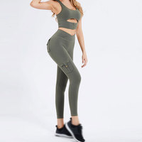 Ensemble de yoga pour femmes avec logo personnalisé, nouveau design, séchage rapide, respirant